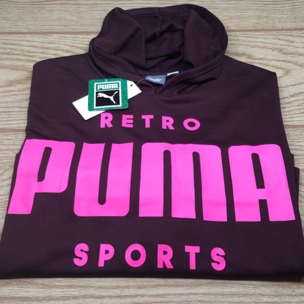 Puma Kid's Sweatshirt Hoodie Sports L 12-14 New